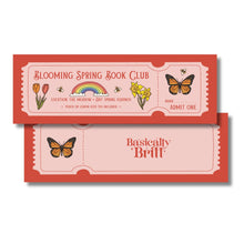 Load image into Gallery viewer, Spring Book Club Bookmark