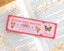 Load image into Gallery viewer, Spring Book Club Bookmark