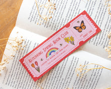 Load image into Gallery viewer, Spring Book Club Bookmark
