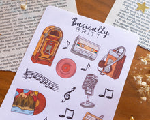 Load image into Gallery viewer, Music Sticker Sheet