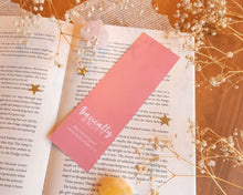 Load image into Gallery viewer, Pink Flowers Doodle Bookmark