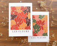 Load image into Gallery viewer, Groovy Flowers Print A4