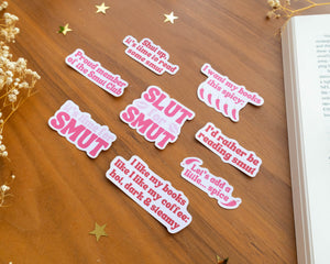 Smut Stickers - Set of 8
