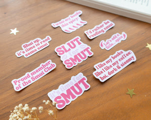 Smut Stickers - Set of 8