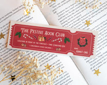 Load image into Gallery viewer, Christmas Book Club Bookmark