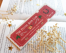 Load image into Gallery viewer, Christmas Book Club Bookmark