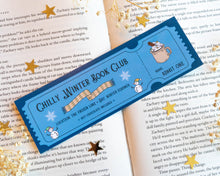 Load image into Gallery viewer, Winter Book Club Bookmark