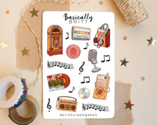 Load image into Gallery viewer, Music Sticker Sheet