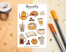 Load image into Gallery viewer, Coffee Break Sticker Sheet