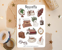 Load image into Gallery viewer, Dark Academia Sticker Sheet