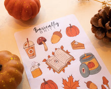 Load image into Gallery viewer, Autumn Sticker Sheet