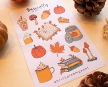 Load image into Gallery viewer, Autumn Sticker Sheet