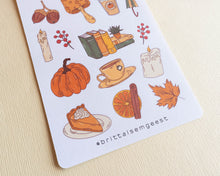Load image into Gallery viewer, Autumn Sticker Sheet