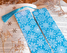 Load image into Gallery viewer, Winter Snowflakes Bookmark