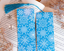 Load image into Gallery viewer, Winter Snowflakes Bookmark