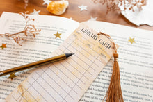 Load image into Gallery viewer, Library Card Bookmark