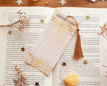 Load image into Gallery viewer, Library Card Bookmark