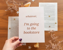 Load image into Gallery viewer, Bookstore Quote Print A5