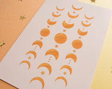 Load image into Gallery viewer, Moon Phases Print