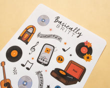 Afbeelding in Gallery-weergave laden, Music Sticker Sheet