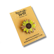 Load image into Gallery viewer, Sunflower Enamel Pin
