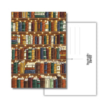 Load image into Gallery viewer, Whimsical Bookshelf Postcard
