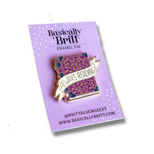 Load image into Gallery viewer, Always Reading Book Enamel Pin
