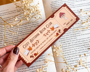 Autumn Book Club Bookmark