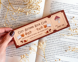 Autumn Book Club Bookmark