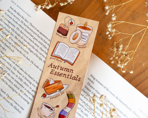 Autumn Essentials Bookmark