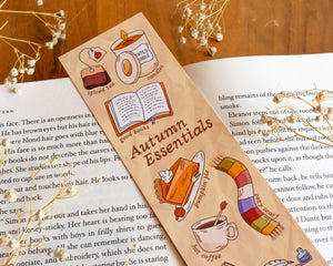 Autumn Essentials Bookmark