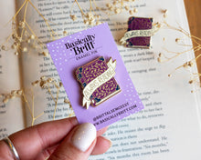 Load image into Gallery viewer, Always Reading Book Enamel Pin
