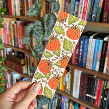 Load image into Gallery viewer, Pumpkin &amp; Leaves Bookmark
