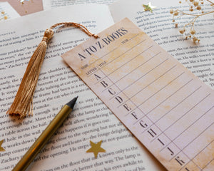 A to Z Tracking Bookmark