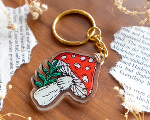 Keychain - Whimsical Toadstool