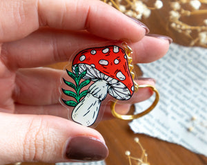 Keychain - Whimsical Toadstool