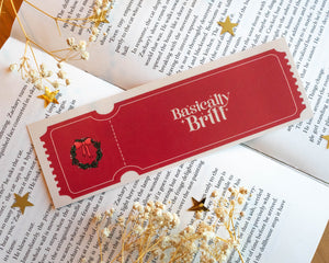 Christmas Book Club Bookmark