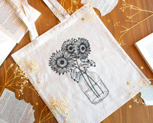 Load image into Gallery viewer, Sunflowers Tote Bag
