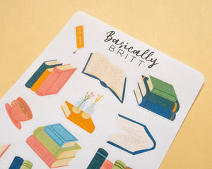 Bookish Sticker Sheet