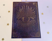 Load image into Gallery viewer, Magical Eye Gold Foil Print
