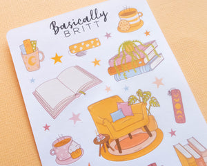 Bookish Sticker Sheet