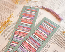 Load image into Gallery viewer, Books Silver Foil Bookmark
