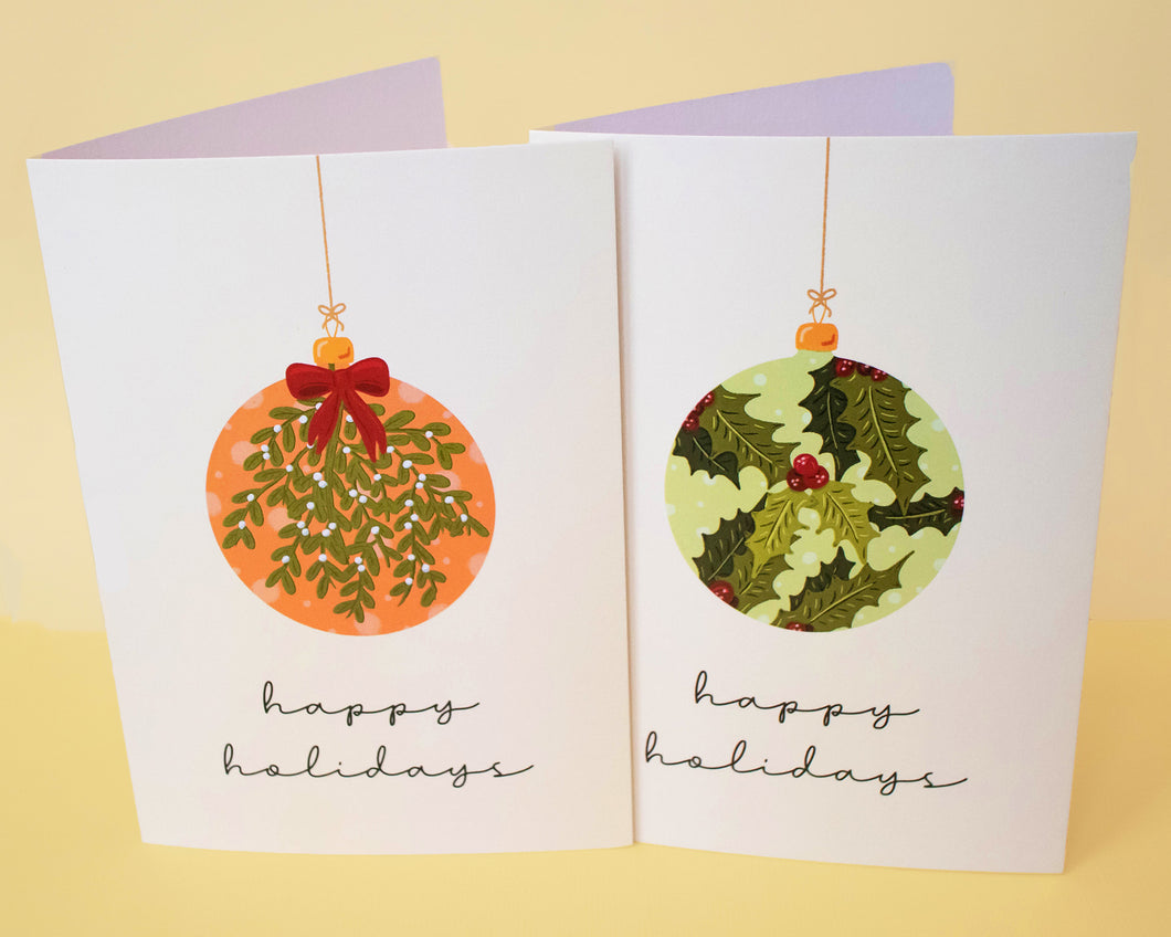 Christmas Cards Baubles