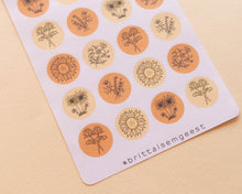 Afbeelding in Gallery-weergave laden, Flowers Sticker Sheet
