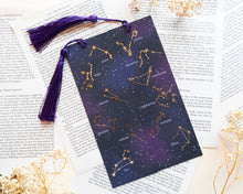 Load image into Gallery viewer, Zodiac Gold Foil Bookmarks
