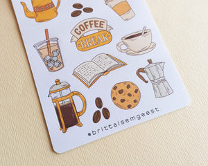 Coffee Break Sticker Sheet