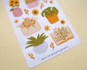 Flowers Sticker Sheet