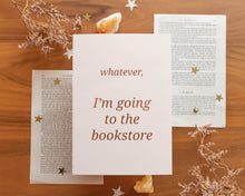 Load image into Gallery viewer, Bookstore Quote Print A5
