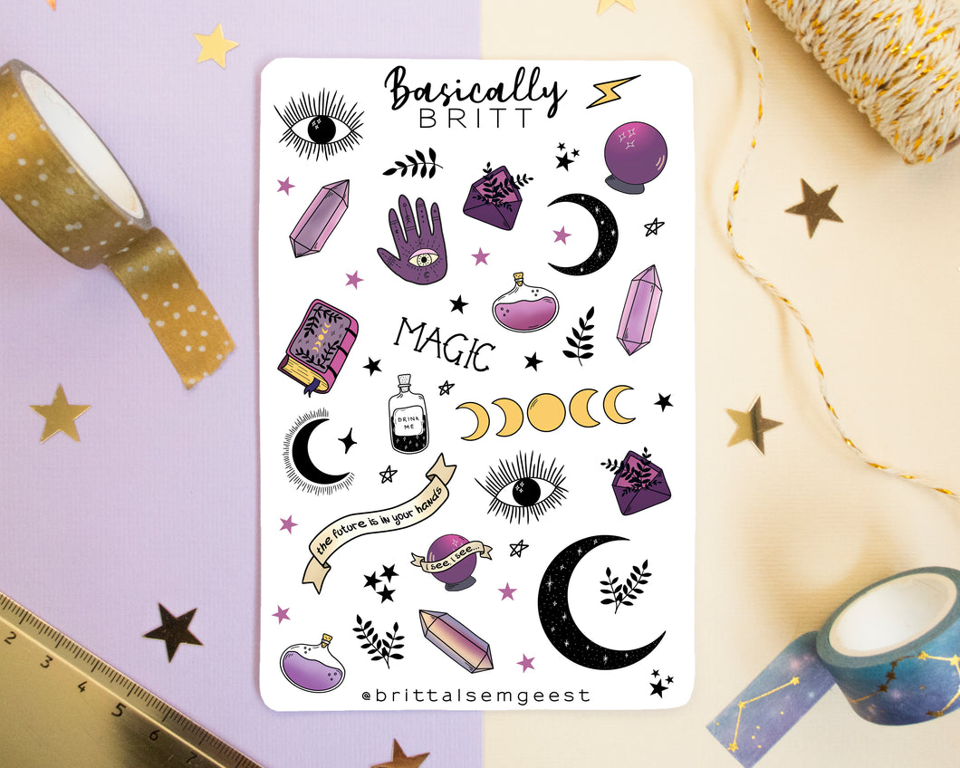 Magical Witchy Sticker Sheet