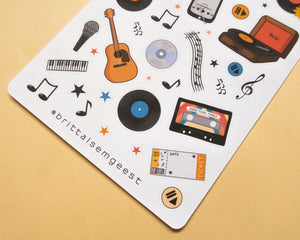 Music Sticker Sheet